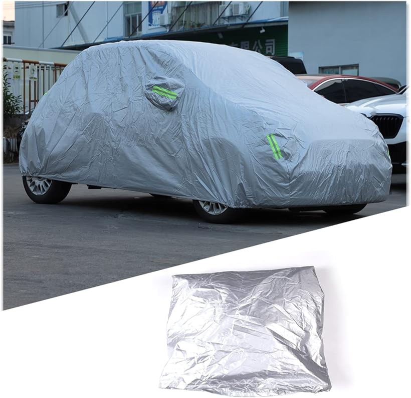 新型 フィアット 500 2010～2022に適用 車カバー ボディカバー 収納ポーチ付き カー用品