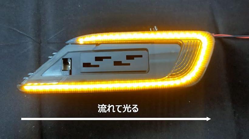 互換品・・ 互換品 MINI CLUBMAN F54 用 ファイバーLED 流れる フェンダー シーケンシャルウインカー スモークレンズ仕様 純正交換タイプ 左右１組 球切れ警告キャンセラー内蔵