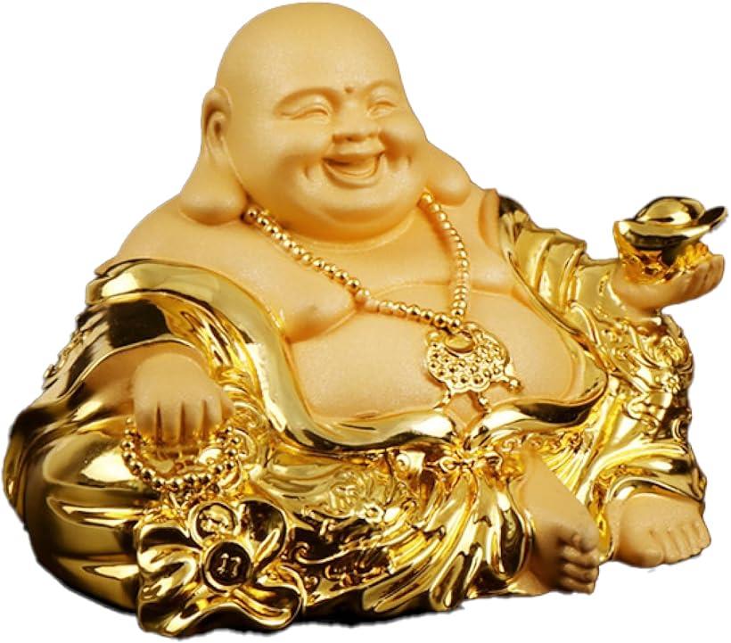 天然翡翠製 笑顔の布袋尊像 ◇豊かな表情が鮮明に彫刻され