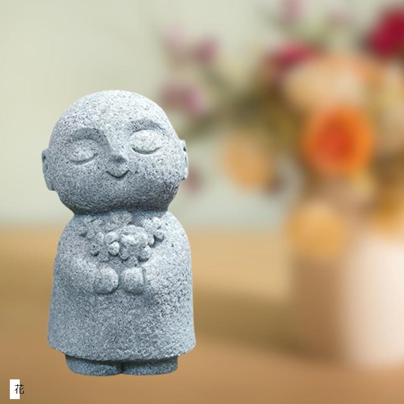 楽天市場】お地蔵さん 置物 ミニ 可愛い 御影石 お地蔵様 癒し 仏像