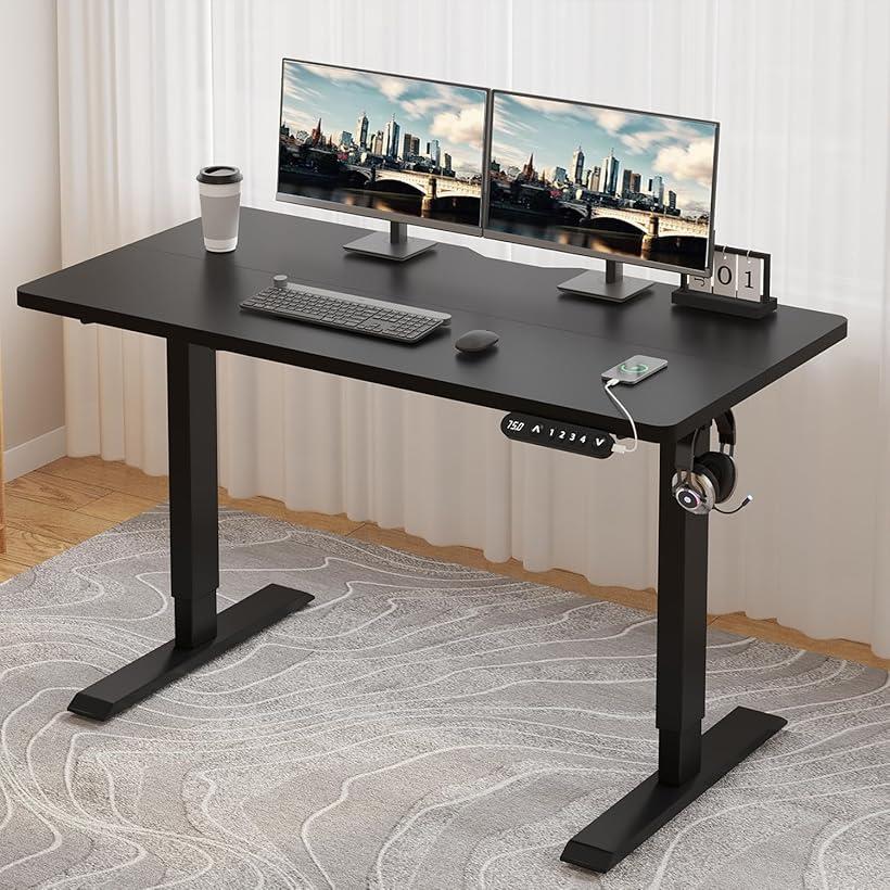 電動昇降デスク幅110CM×奥行60CM 電動式机昇降デスク スタンディングデス 楽天市場】昇降デスク パソコンデスク 電動昇降式デスク 天板幅110CMx