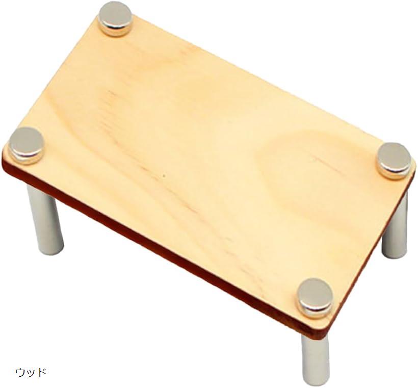 楽天市場】台座 飾り台 ダークブラウン 13×13×3cm フィギュア