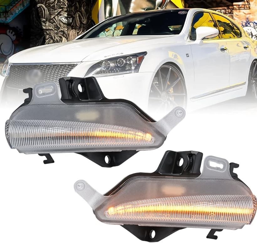 互換品・・ 互換品 レクサス IS CT GS LS RC 用 LED 流れる ドアミラー シーケンシャルウインカー クリアレンズ仕様 純正交換タイプ 球切れ警告キャンセラー内蔵 2個1組