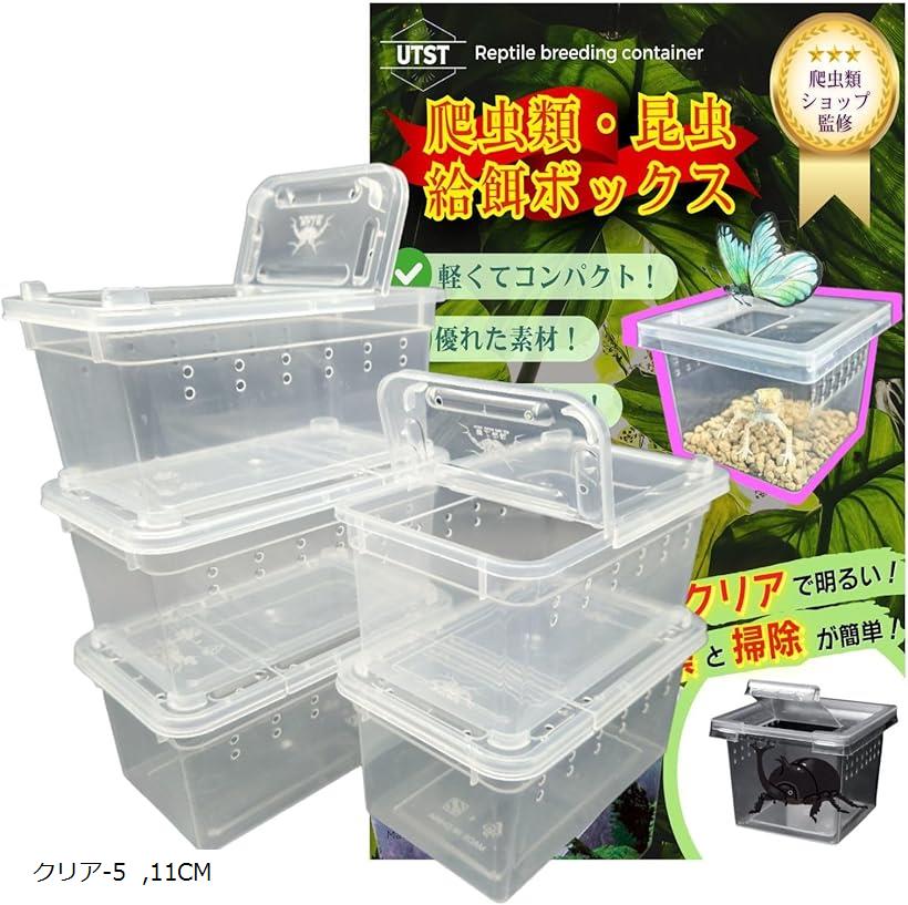 楽天市場】昆虫飼育ケース 小型 コンテナ ボックス 空気穴付き