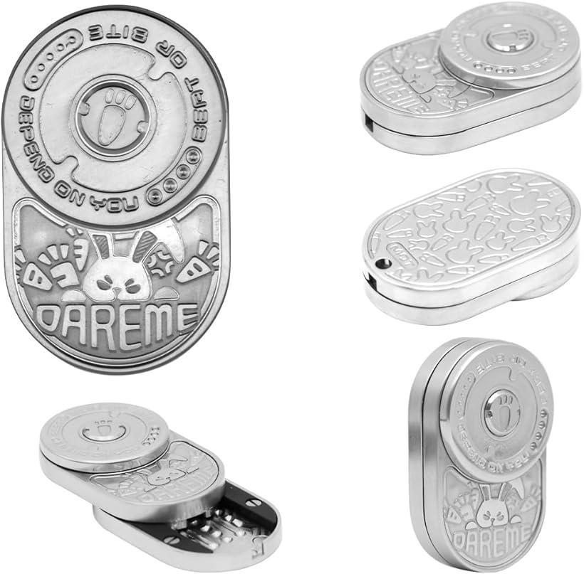 「正規品」 SEKI Ripple2　ロゴプレート版　EDC　フィジェットトイ 楽天市場】シルバーラビット フィジェットトイ 兎 フィジェット