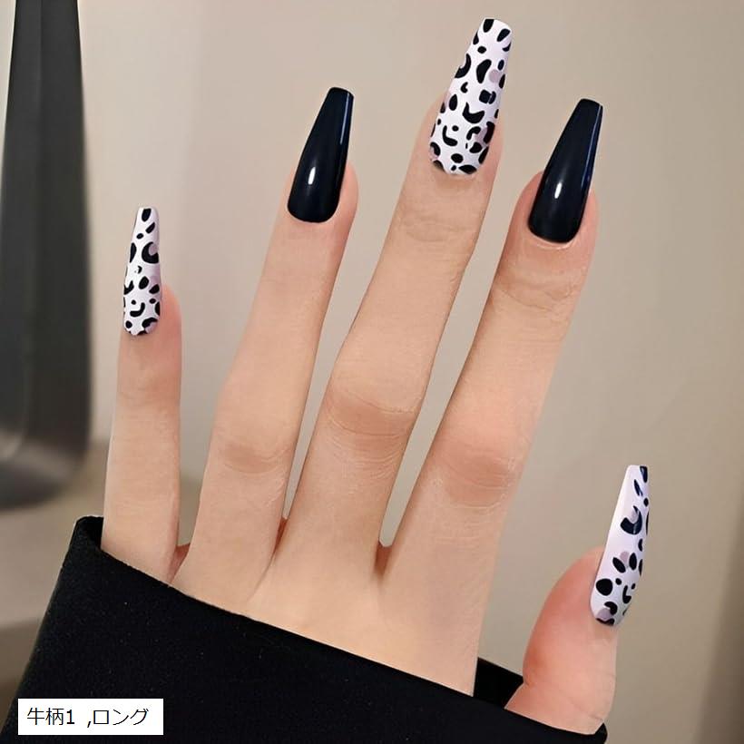 ねいるちっぷ 楽天市場】ネイルチップ ヒョウ柄 ギャル 付け爪 可愛い キラキラ 3d