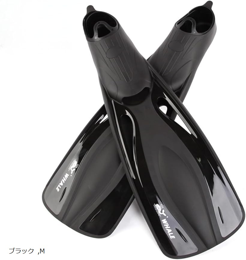 ロングフィン ダイビング シュノーケル 足ヒレ 軽量 ブルー XL L S X-Small ML ブラック M