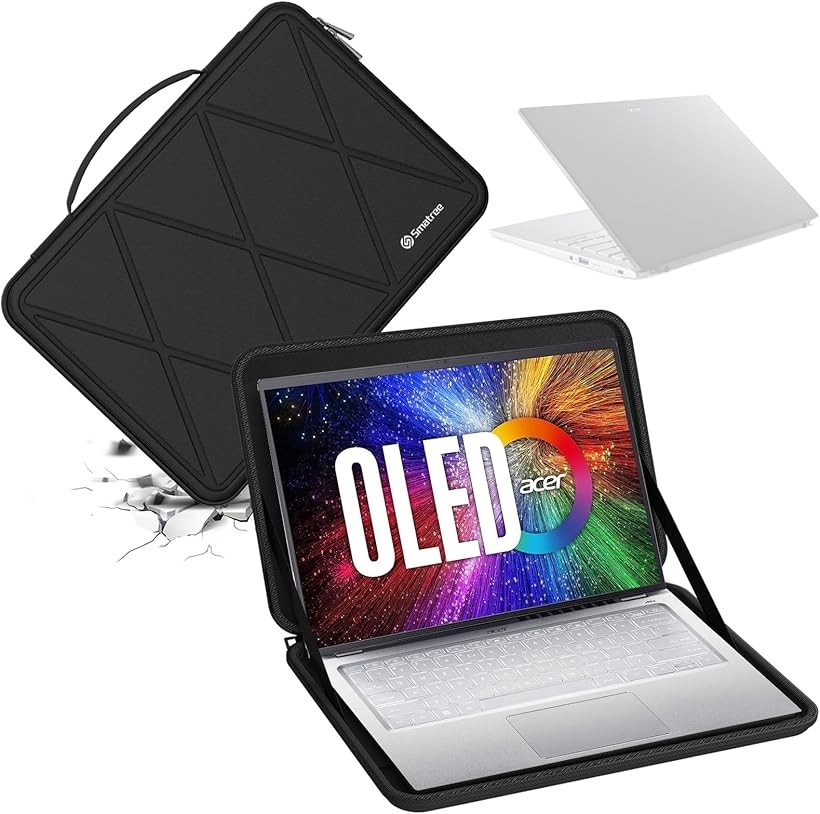 互換品 ハードEVA保護スリーブケース 14インチ Acer Swift 3 OLEDノートパソコン SF314-71-51NNN 防水 X8037 (Black-For Acer 14インチ, For Acer 14インチ(X8037))｜エムラインストア