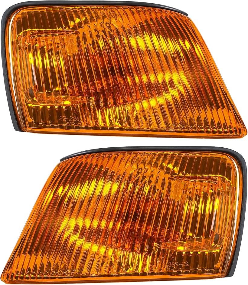 互換品 チェイサー JZX100 100系 アンバー コーナーレンズ ツアラーV ツアラーS オレンジ フロントウインカー 交換用 (アンバー（左右セット）)｜エムラインストア