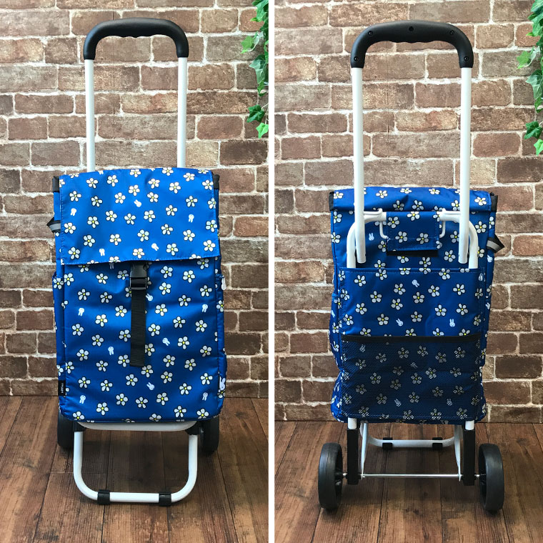 ショッピングキャリー おしゃれ かわいい ミッフィー柄 保冷素材 傘立てポケット付きのショッピングカート Massage Mit Herz De