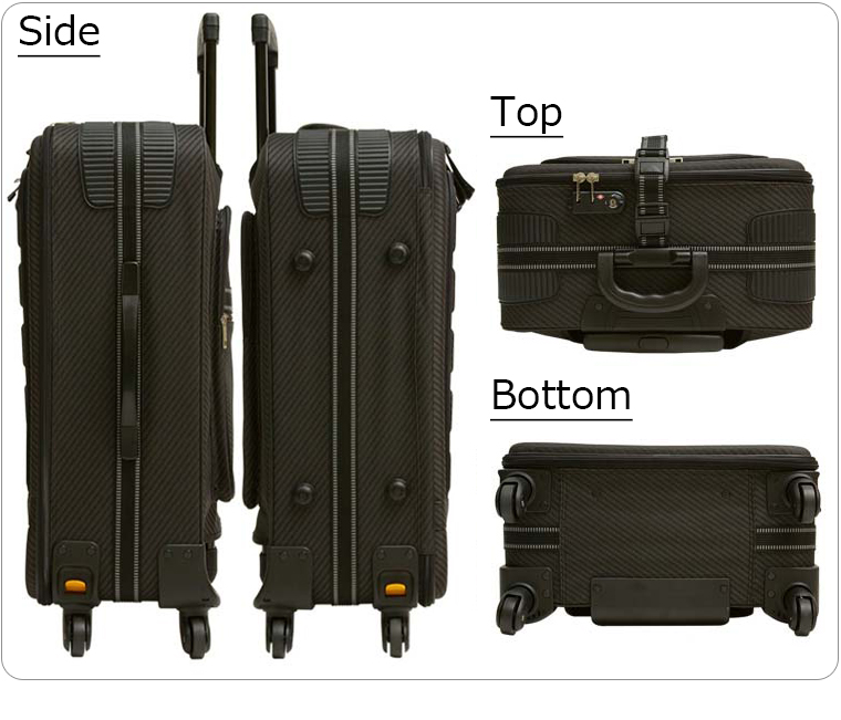 【楽天市場】片開き キャリーバッグ LMサイズ 80L 5～7泊人気のキャリーケース。キャスターにストッパーが付いているスーツケースは、使い