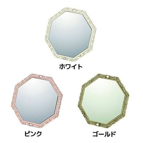 楽天市場 手鏡 ガーリーロザ スクエアー 8アングル 八角形 スタンド ミラー Girly Rosa 女性向け 一人暮らし かわいい 姫系 インテリア 雑貨 取寄品 マシュマロポップ ガールズ雑貨通販マシュマロポップ