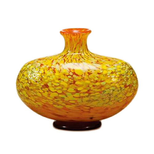 楽天市場】津軽びいどろ 北洋硝子 秋村 実 作 花瓶 : せともの屋みさ伝