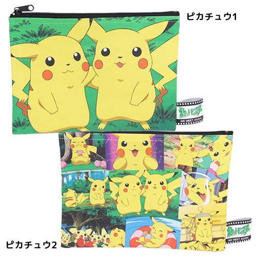 Pocket Monster Flat Pouch Pouch We Meet Again Pikachu Pokemon Planet 205 X 15 Cm Wristlet Anime Toy Store