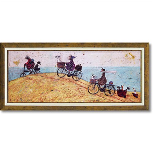 【ポイント10倍 & クーポン！】アート フレーム エレクトリックバイクライド 額縁つき ポスター サム トフト 絵画 ギフト インテリアグッズ 取寄品 マシュマロポップ