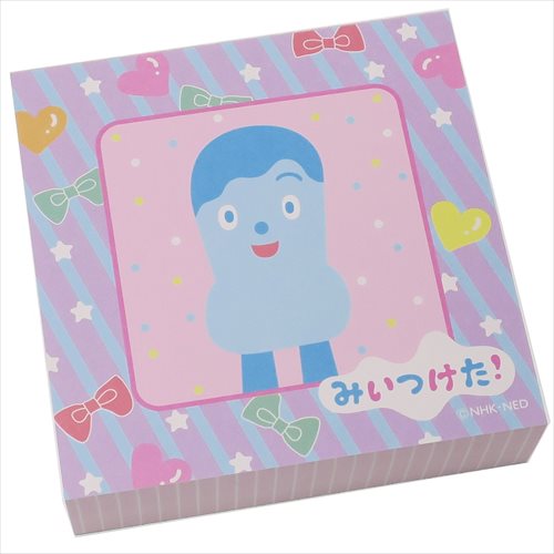 楽天市場 ブロックメモ コッシー サボさん みいつけた メモ帳 グッズ マシュマロポップ ガールズ雑貨通販マシュマロポップ