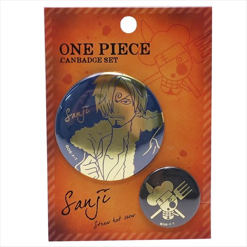 箔押しカンバッジ2個セット サンジ One 缶バッジセット ワンピース ヴィンテージデザイン Piece ジェイエム 箔押しカンバッジ2個セット サンジ One 缶バッジセット ワンピース ヴィンテージデザイン Piece ジェイエム