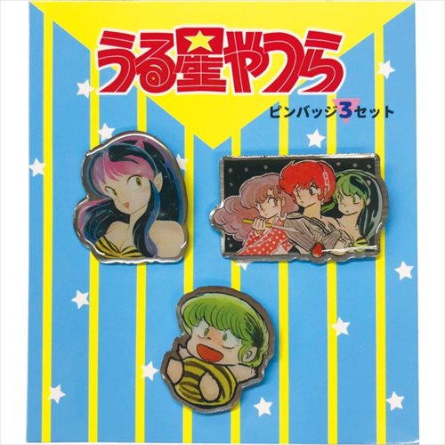 楽天市場 ピンバッジ 3個セット C うる星やつら ピンバッジ 高橋留美子 インロック ファッション アニメ ティーンズ ジュニア メール便可 マシュマロポップ ガールズ雑貨通販マシュマロポップ