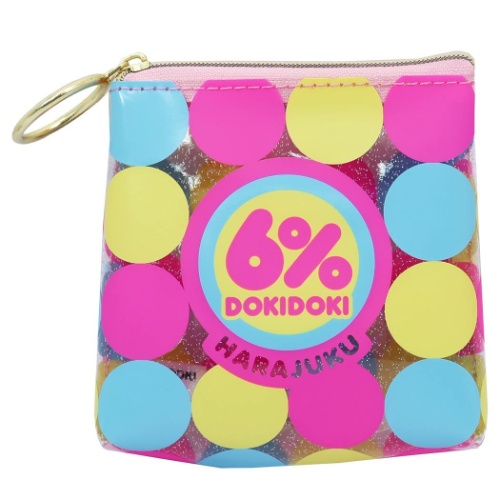 楽天市場 スクエア ポーチ ミニポーチ 6 Dokidoki 松尾繊維工業 原宿系 ファッションブランド グッズマシュマロポップ ガールズ雑貨通販マシュマロポップ