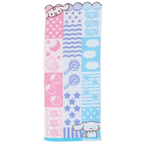 楽天市場 ジャガード ロングタオル シャンブルシナモン シナモロール フェイスタオル サンリオ 丸眞 プレゼント ティーンズ 雑貨 メール便可 マシュマロポップ ガールズ雑貨通販マシュマロポップ