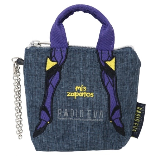 楽天市場 小物入れ付き 定期入れ Mis Zapatos X Radio Eva リール付き トート型 パスケースポーチ 13号機 ブルー エヴァンゲリオンコラボ ターンオーバー Icカードケース アニメ マシュマロポップ ガールズ雑貨通販マシュマロポップ