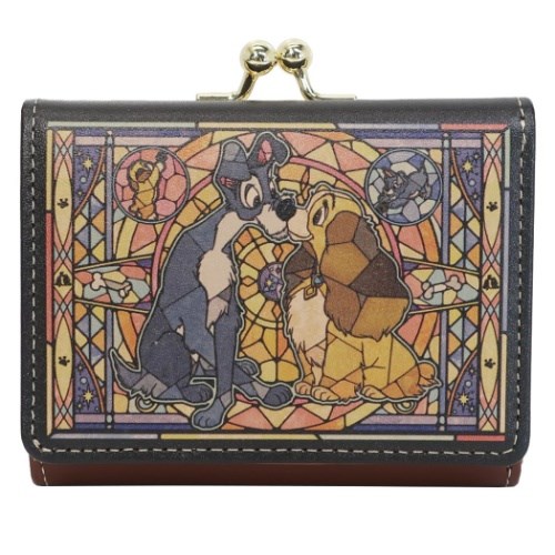 値段が激安 三つ折り コンパクト 財布 わんわん物語 ミニウォレット ステンドグラスコレクション ディズニー ディバージョン プレゼント 女性向け レディース かわいい マシュマロポップ Fucoa Cl