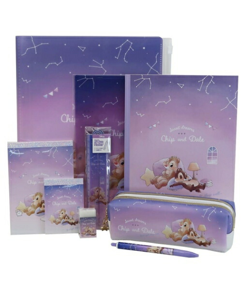 楽天市場 文房具セット チップ デール 9点文具セット プレゼント ディズニー 女の子 中学生 高校生 カミオジャパン マシュマロポップ ガールズ雑貨通販マシュマロポップ