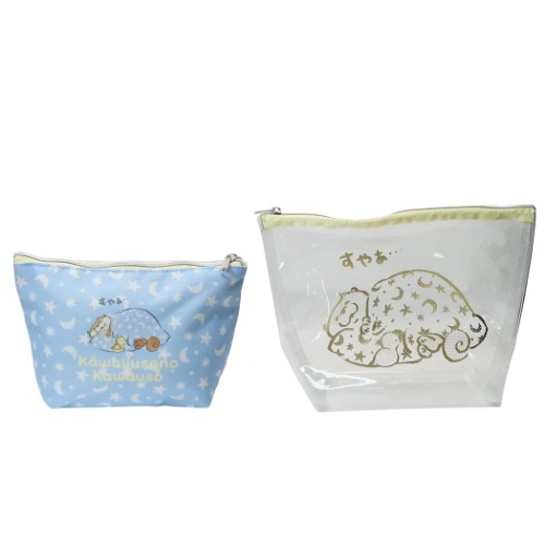 楽天市場 コスメポーチ 可愛い嘘のカワウソ 2セット 舟形 ポーチ Spring Series おやすみ Lineクリエイターズ マリモクラフト プレゼント 小物入れ 化粧ポーチ マシュマロポップ ガールズ雑貨通販マシュマロポップ