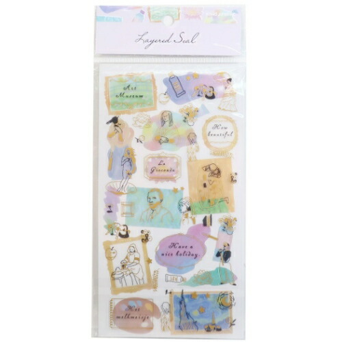 楽天市場 シールシート デコステッカー レイヤードシール Art カミオジャパン おしゃれ かわいい Decoシール 女の子向け 小学生 中学生 高校生 メール便可 マシュマロポップ ガールズ雑貨通販マシュマロポップ