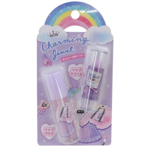 キッズコスメ リップグロス チェリーの香り Palette クラックス Candy コスメ雑貨 リップクリーム セット