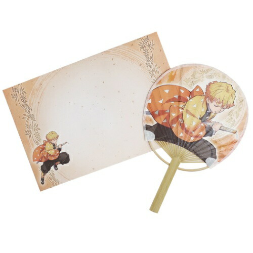 楽天市場 サマーカード 鬼滅の刃 竹うちわ豆だより 我妻善逸 少年ジャンプ エンスカイ まめ竹うちわ便り 暑中お見舞い 定型内郵便 アニメメール便可 マシュマロポップ ガールズ雑貨通販マシュマロポップ