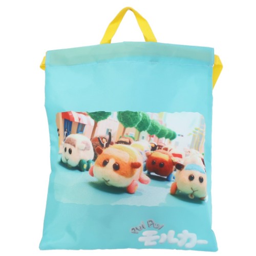 ナップサック Puipuiモルカー 体操服かばん 新入学 B ミント アイプランニング ナップリュック 新学期準備雑貨 マシュマロポップ ご予約品