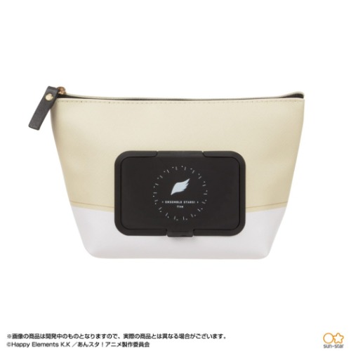 seepo あんさんぶるスターズ シートケース付き 機能性ポーチ fine サンスター文具 コスメポーチ 化粧ポーチ 小物入れ アニメ マシュマロポップ画像