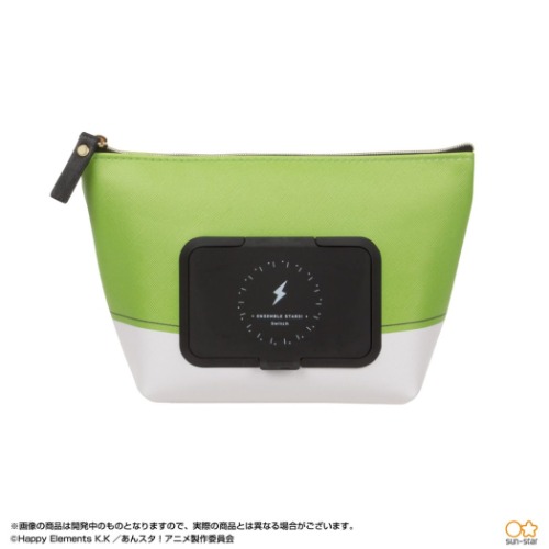 seepo あんさんぶるスターズ シートケース付き 機能性ポーチ Switch サンスター文具 コスメポーチ 化粧ポーチ 小物入れ アニメ マシュマロポップ画像