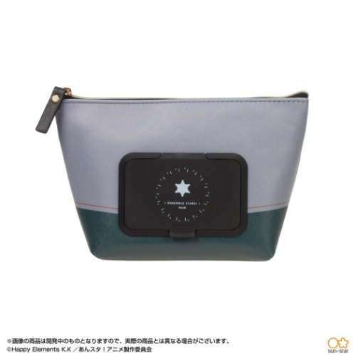 seepo あんさんぶるスターズ シートケース付き 機能性ポーチ MaM サンスター文具 コスメポーチ 化粧ポーチ 小物入れ アニメ マシュマロポップ画像