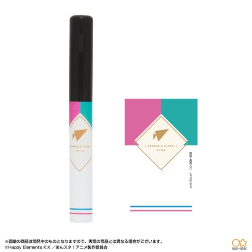 スティッキール はさみ C あんさんぶるスターズ コンパクトシザー 2wink サンスター文具 新学期準備文具 小学生 中学生 高校生 アニメメール便可 マシュマロポップ画像
