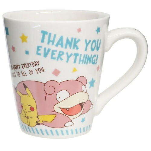 驚きの価格 マグカップ ポケモン メッセージマグ ピカチュウ ヤドン Thank You Everythng ティーズファクトリー プレゼント マシュマロポップ Qdtek Vn