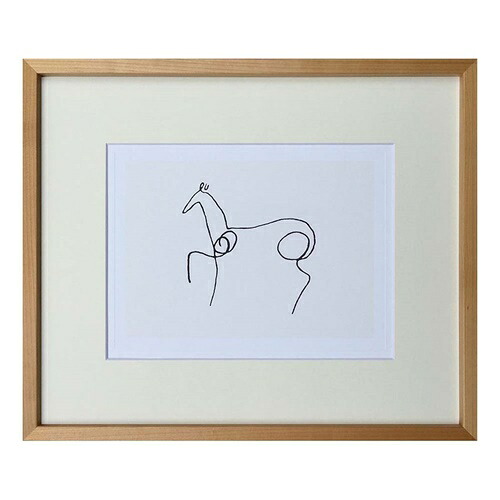 アートポスター パブロ ピカソ Le cheval-NA Pablo Picasso 美工社 IPP-61878 うま 壁掛け用 インテリア 取寄品 マシュマロポップ｜ガールズ雑貨通販マシュマロポップ