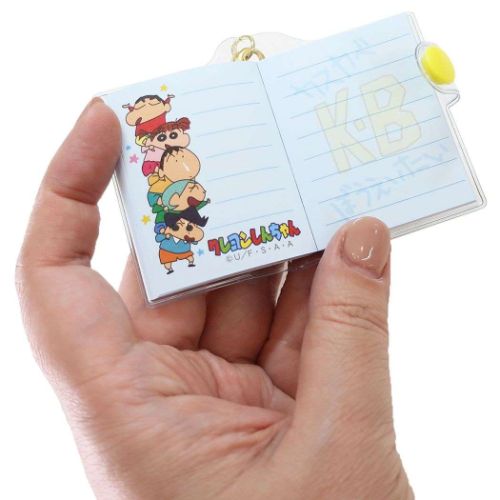 キーチェーン クレヨンしんちゃん アニメメール便可 カスカベぼうえいたい隊員手帳 キーホルダー ティーズファクトリー プチギフト マシュマロポップ マスコット ミニノート ミニブック 激安超特価 ミニノート