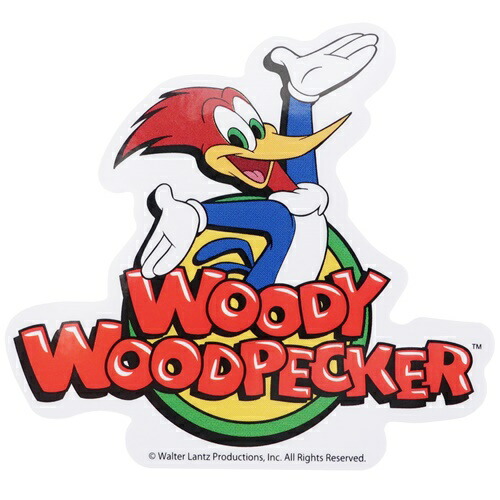 ビッグシール ウッディー ウッドペッカー ダイカットビニールステッカー ユニバーサル映画 スモールプラネット
