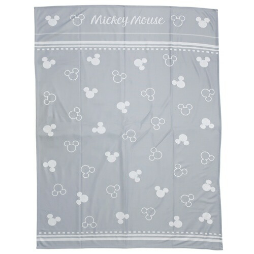 夏用キッズタオルケット ミッキーマウス ひんやりケット クールシルエット ディズニー 丸眞