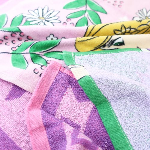 5年保証 フェイスタオル 塔の上のラプンツェル ロングタオル 2枚セット シャーリング ジャガード フラワードリーム ディズニープリンセス 丸眞 新生活雑貨 マシュマロポップ Sferavisia Hr