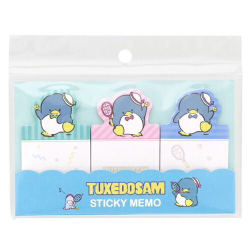 付箋 タキシードサム ダイカットふせん サンリオ サンスター文具 事務用品 メール便可 マシュマロポップ