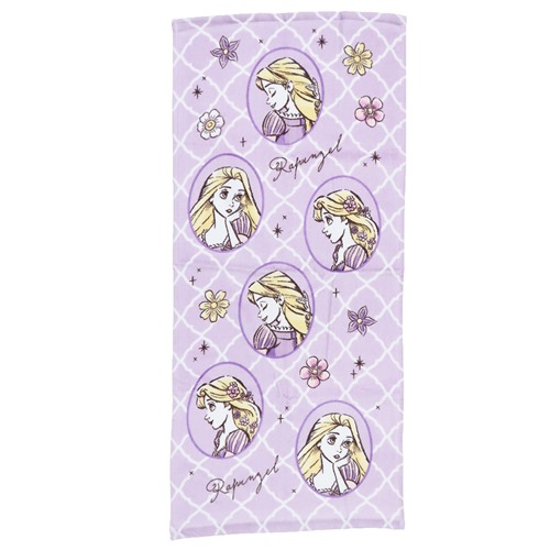 フェイスタオル 塔の上のラプンツェル プリントロングタオル モデレート ヘンケイ ディズニープリンセス 林タオル 新生活雑貨 メール便可 マシュマロポップ カタログギフトも