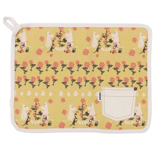 ランチョンマット ムーミン ポケット付きコットンランチマット Moominmama S Rose 北欧 マリモクラフト ランチ雑貨 メール便可 マシュマロポップ 輝い