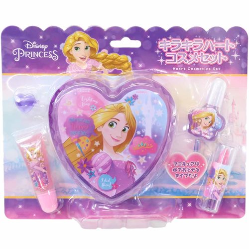 キッズコスメ 塔の上のラプンツェル キラキラハートコスメセット ディズニープリンセス 粧美堂 女の子 化粧雑貨 プレゼント マシュマロポップ