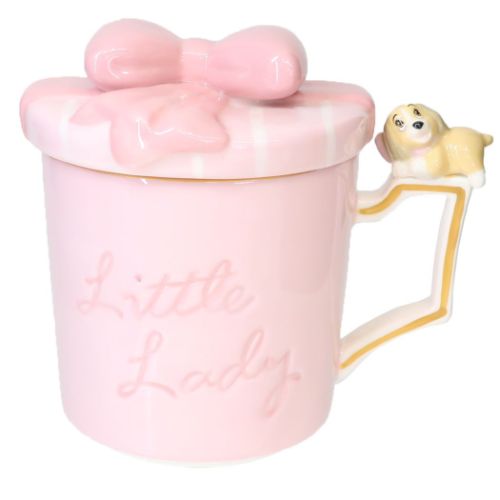 マグカップ わんわん物語 フタ付きマグ レディ ディズニー サンアート 食器 プレゼント ギフト マシュマロポップ画像