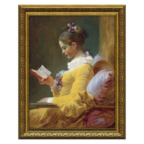 【ポイント10倍 & クーポン！】名画 フラゴナール ミュージアムアートシリーズ 読書する女 ユーパワー MW-14013 ギフト インテリア 取寄品 マシュマロポップ