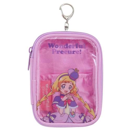 テメ２　プリキュア　フィギュアれんらく袋帽子ポーチケースカードバッグうちわタオル 楽天市場】わんだふるぷりきゅあ！ クリアポーチ コレクション
