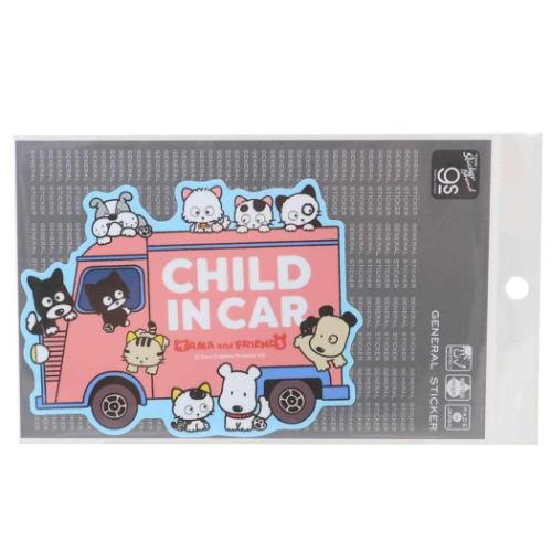 楽天市場】タマ＆フレンズ 車用ステッカー BABY IN CAR うちの